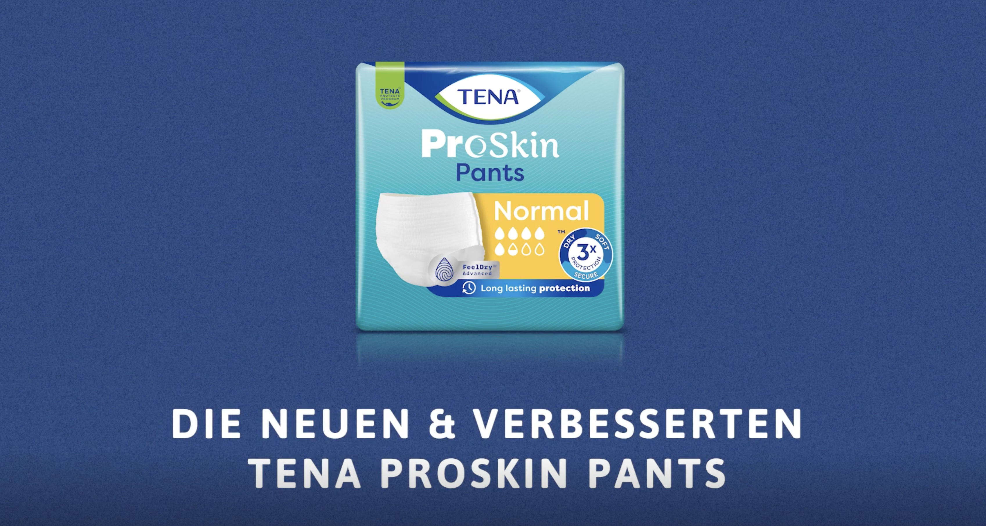 Packshot of the new TENA ProSkin pants (normal) Packshot of the new TENA ProSkin pants (normal)